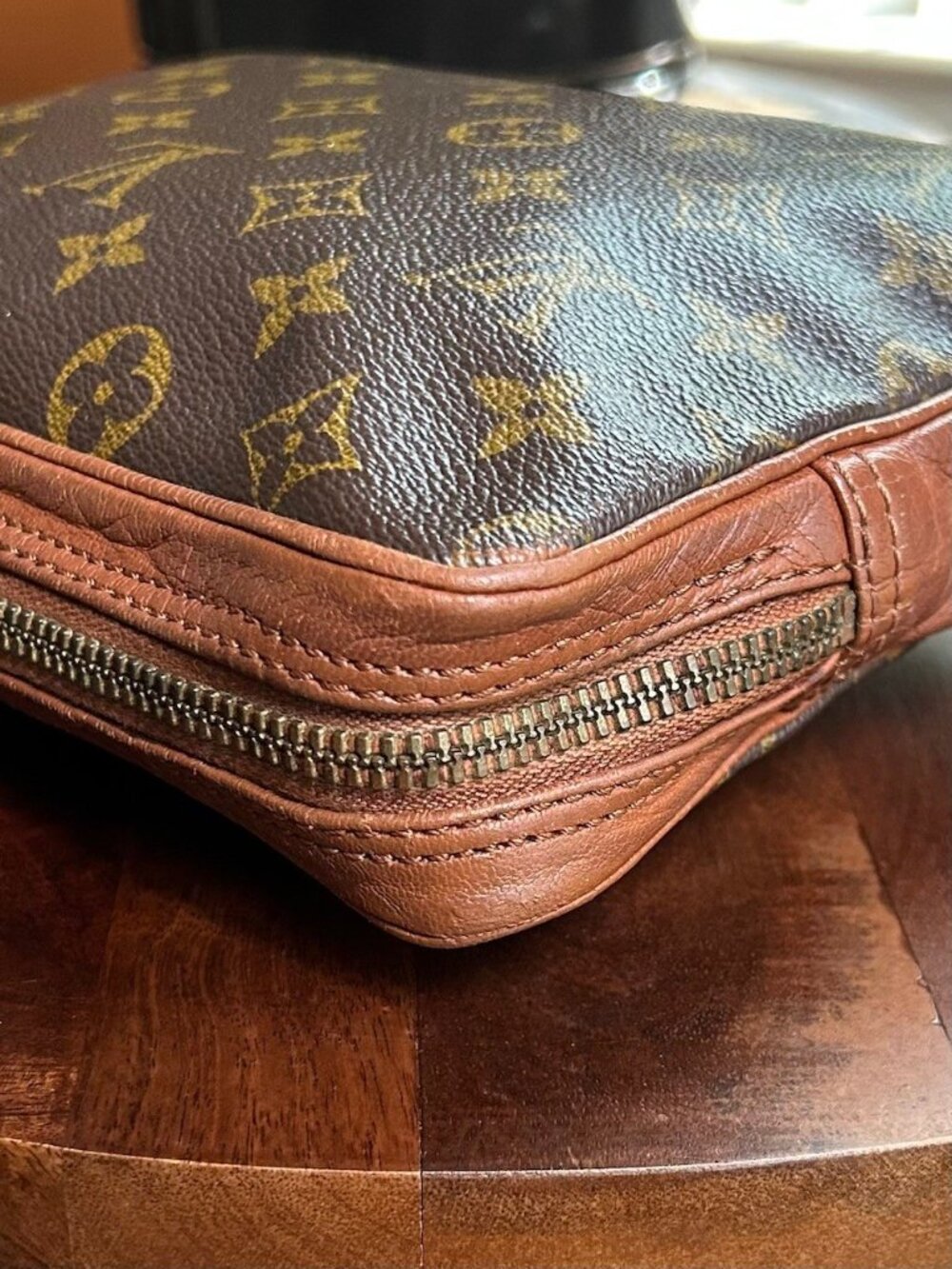 LOUIS VUITTON Monogram Pouch Clutch Wristlet - Picture 11 of 16